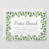 Invitation Boulage de printemps simple Brunch de Pâques (Devant)