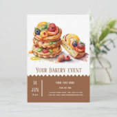 Invitation Boulangerie (Debout devant)