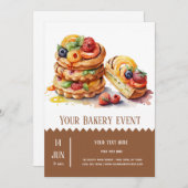 Invitation Boulangerie (Devant / Derrière)