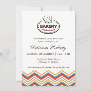 Invitation Boulangerie