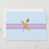 Invitation Boulangerie Apron Fête des biscuits photo Invitati (Dos)