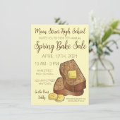 Invitation Boulangerie de pain banane Popup Workshop Vente de (Debout devant)