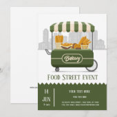 Invitation boulangerie de rue (Devant / Derrière)