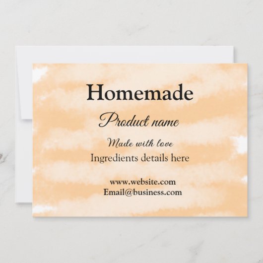 Invitation Boulangerie maison faite avec amour ajouter texte (Devant)