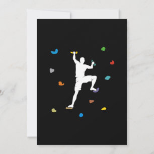 Invitation Bouldering Hall Climb Mur Cadeau