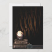 Invitation Boule de cristal lueur diseuse de bonne aventure f (Dos)