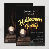 Invitation Boule de cristal lueur diseuse de bonne aventure f (Devant / Derrière)