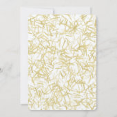Invitation Boule de disco Glam Glitzy Or Blanc Anniversaire (Dos)