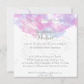 Invitation Boule de framboise d'aquarelle (Dos)