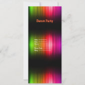 Invitation Boule de miroir de la fête de danse disco (Dos)