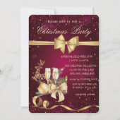 Invitation Boule de Noël, Boule, Rinder, Fête du Vin (Devant)