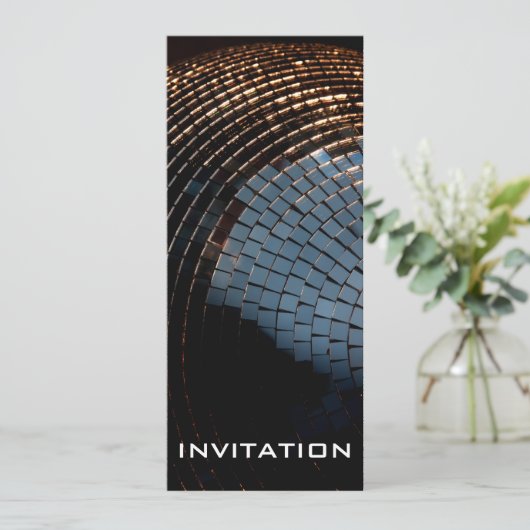 Invitation Boule Disco (Debout devant)
