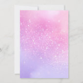 Invitation Boule Disco Paillettes Anniversaire Cloud Nine Pas (Dos)