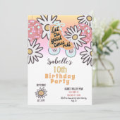 Invitation Boule Disco Patinage Roulage Anniversaire Fête Inv (Debout devant)