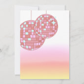 Invitation Boule Disco Patinage Roulage Anniversaire Fête Inv (Dos)