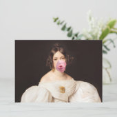 Invitation Boule éclatante de gomme Diva (Debout devant)