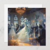 Invitation Boule Ghoost Masquerade : Soirée Spectrale (Devant / Derrière)