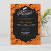 Invitation Boule grande de Halloween (Debout devant)