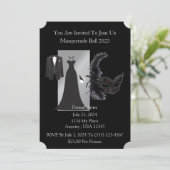 Invitation Boule Masquerade (Debout devant)