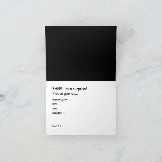 Invitation Boule parlante (Intérieur)