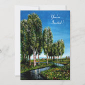 INVITATION BOULEAUX DE TOUSCANIE (Devant)