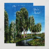 INVITATION BOULEAUX EN TOUSCANIE (Devant / Derrière)