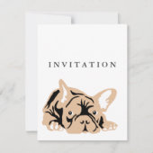 Invitation Bouledogue Français (Devant)