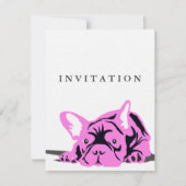 Invitation Bouledogue Français (Devant)