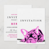 Invitation Bouledogue Français (Devant / Derrière)