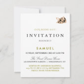 Invitation Bouledogue Français (Dos)