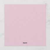 Invitation Bouledogue français amoureux Saint-Valentin (Dos)