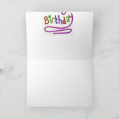 Invitation Bouledogue français table d'anniversaire Bulldog (Intérieur)