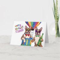 Bouledogues français Ballon d'anniversaire Bouledo