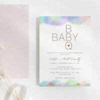 Boules arc-en-ciel colorées Baby shower barbecue b