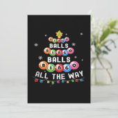 Invitation Boules de Bingo Bingo tout le chemin  (Debout devant)