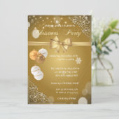 Invitation Boules de Noël, Arc Doré, Fête de Noël d'entrepris (Debout devant)