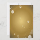 Invitation Boules de Noël, Arc Doré, Fête de Noël d'entrepris (Dos)