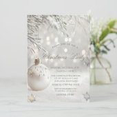 Invitation Boules de Noël blanches, Fête des compagnies de sn (Debout devant)