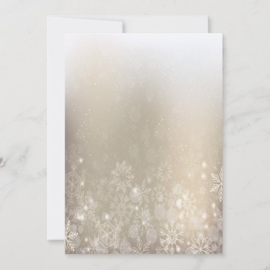 Invitation Boules de Noël blanches, Fête des compagnies de sn (Dos)