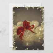 Invitation Boules de Noël, Boules de cordes (Dos)