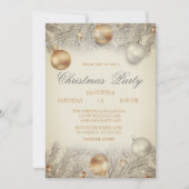 Invitation Boules de Noël, Branches Lumières Compagnie de Noë (Devant)