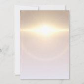 Invitation Boules de Noël brillantes, Fête de Noël d'entrepri (Dos)