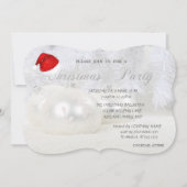 Invitation Boules de Noël, Chapeau de Noël de l'entreprise, F (Devant)