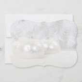 Invitation Boules de Noël, Chapeau de Noël de l'entreprise, F (Dos)