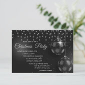 Invitation Boules de Noël, Fête de Noël de la compagnie légèr (Debout devant)