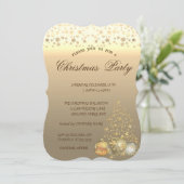 Invitation Boules de Noël, Fête de Noël de l'entreprise Arbre (Debout devant)