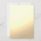 Invitation Boules de Noël, Fête de Noël d'entreprise d'or (Dos)