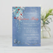 Invitation Boules de Noël, Flammes de neige, Fête corporative (Debout devant)