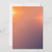 Invitation Boules de Noël, Lumières Entreprise Fête de Noël (Dos)