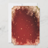 Invitation Boules de Noël, Verre, Bow Company Fête de Noël (Dos)